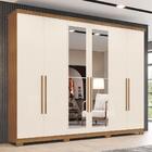 Guarda Roupa Casal Bélori 6 Portas Com Espelho - Móveis Henn