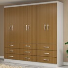 Guarda-roupa Casal Bergamo 6 Portas 9 Gavetas Demolição - Evi