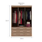 Guarda-roupa Casal Bergamo 6 Pt 9 Gv Demolição