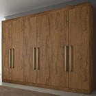 Guarda-roupa Casal Bergone 6 Portas 100% Mdf Brauna - Mademar