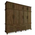 Guarda Roupa Casal Berlim 10 Portas E 12 Gavetas - Móveis Lua