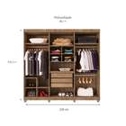 Guarda-roupa Casal Berlim 6 Pt 3 Gv Noce