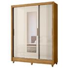 Guarda Roupa Casal Bolívia E Cômoda Lisboa Freijó Off White –