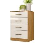 Guarda Roupa Casal Bolívia E Cômoda Ms913 Freijó Off White –