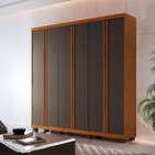 Guarda Roupa Casal Boston 6 Portas Com Pés  Moderna