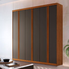 Guarda Roupa Casal Boston 6 Portas E 4  Gavetas Moderna