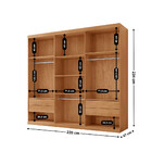 Guarda Roupa Casal Boston 6 Portas E 4 Gavetas Mdf Moderna