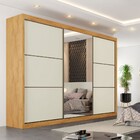 Guarda-roupa Casal Bragança 2 Portas 6 Gavetas Com Espelho 10