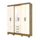 Guarda-roupa Casal Briz 6 Portas 3 Gavetas Henn