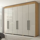 Guarda-roupa Casal Broadway 6 Portas 2 Gavetas Marrocos/off W