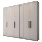 Guarda-roupa Casal Brooklyn 7 Portas 2 Gavetas Branco - Panor