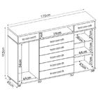 Guarda Roupa Casal Cádis Com Multiuso Golden Com Cômoda Londo