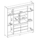 Guarda Roupa Casal Cádis Com Multiuso Viena Com Cômoda Montev