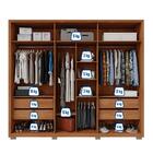 Guarda Roupa Casal Caemmun Centurium 270 Cm 6 Portas Com Espe