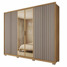 Guarda Roupa Casal Caemmun Centurium 270 Cm 6 Portas Com Espe