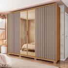 Guarda Roupa Casal Caemmun Centurium 270 Cm 6 Portas Com Espe