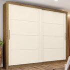 Guarda-roupa Casal Cairo 2 Portas 4 Gavetas Rústico/off White