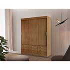 Guarda-roupa Casal Cairo 3 Pt 9 Gv Imbuia