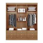 Guarda-roupa Casal Cairo 3 Pt 9 Gv Imbuia