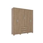 Guarda Roupa Casal Caju Castanho - Henn