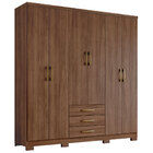 Guarda Roupa Casal Caju Castanho - Henn