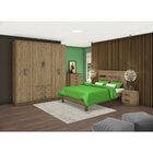 Guarda-roupa Casal Caju D136 6 Portas 3 Gavetas Henn