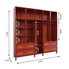 Guarda-roupa Casal Campo Grande 10 Portas 4 Gavetas Com Espel