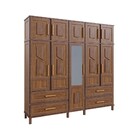 Guarda-roupa Casal Campo Grande 10 Portas 4 Gavetas Com Espel