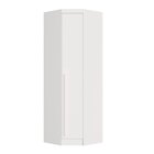 Guarda-roupa Casal Canto 1 Porta Infinity Branco Line