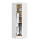 Guarda-roupa Casal Canto 1 Porta Infinity Branco Line
