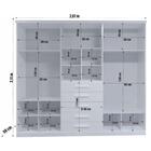 Guarda-roupa Casal Canyon Com Esp 6 Portas 5 Gav Bom Pastor