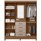 Guarda Roupa Casal Capela 4p 165 Cm Atenas Moval