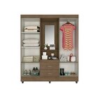 Guarda Roupa Casal Capela Com Espelho 4 Portas E 2 Gavetas E