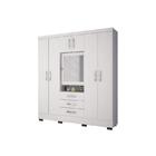 Guarda Roupa Casal Capelinha Grafite 7 Portas 3 Gavetas E Esp