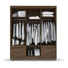 Guarda Roupa Casal Cappuccino Primacy Batrol