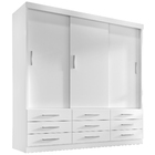 Guarda Roupa Casal Capri 3 Portas Correr 9 Gav