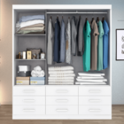 Guarda Roupa Casal Capri 3 Portas Correr 9 Gav C/ Espelho