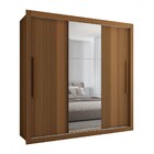 Guarda-roupa Casal Cardiff 3 Portas 4 Gavetas Com Espelho Cin