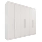 Guarda-roupa Casal Casal 6 Portas 3 Gavetas Roma Espresso Móv