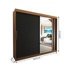 Guarda-roupa Casal Castle Rock 100% Mdf 2 Portas 4 Gavetas Co