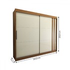 Guarda-roupa Casal Castle Rock 100% Mdf 2 Portas 4 Gavetas Fr