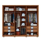 Guarda-roupa Casal Centurium 6 Portas Reflecta 4 Gavetas Buri