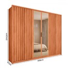 Guarda-roupa Casal Centurium 6 Portas Reflecta 4 Gavetas Frei