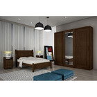 Guarda Roupa Casal Chicago 3 Portas 6 Gavetas Com Espelho Ruf