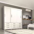 Guarda-roupa Casal Chicago 3 Pt 9 Gv Branco