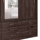 Guarda Roupa Casal Chicago Com Espelho 3 Portas De Correr 9 G