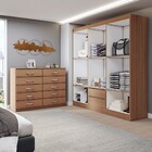 Guarda-roupa Casal Claire 6 Portas 2 Gavetas Com Cômoda 10 Ga