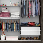 Guarda Roupa Casal Clarice Premium 3 Portas 4 Gavetas Carioca