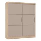 Guarda-roupa Casal Classic 2 Pt 2 Gv Nogueira E Gris