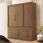 Guarda Roupa Casal Click 3.9 3 Portas 9 Gavetas - Santos Andi